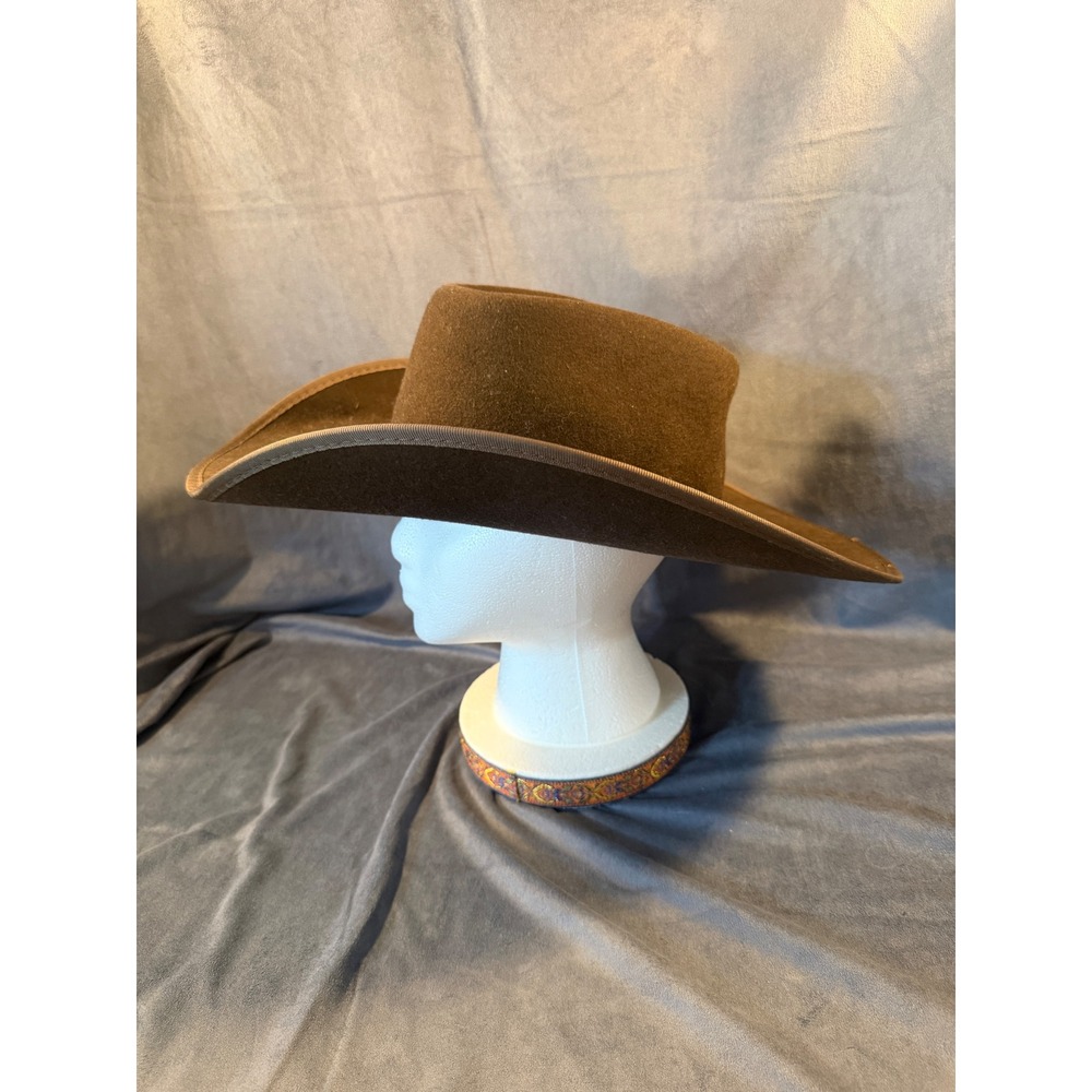 Resistol Western Youth Cowboy Hat Brown 100% Wool One Size Fits All Kids